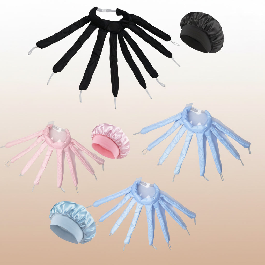 2Pcs Heatless Curling Iron Headbands