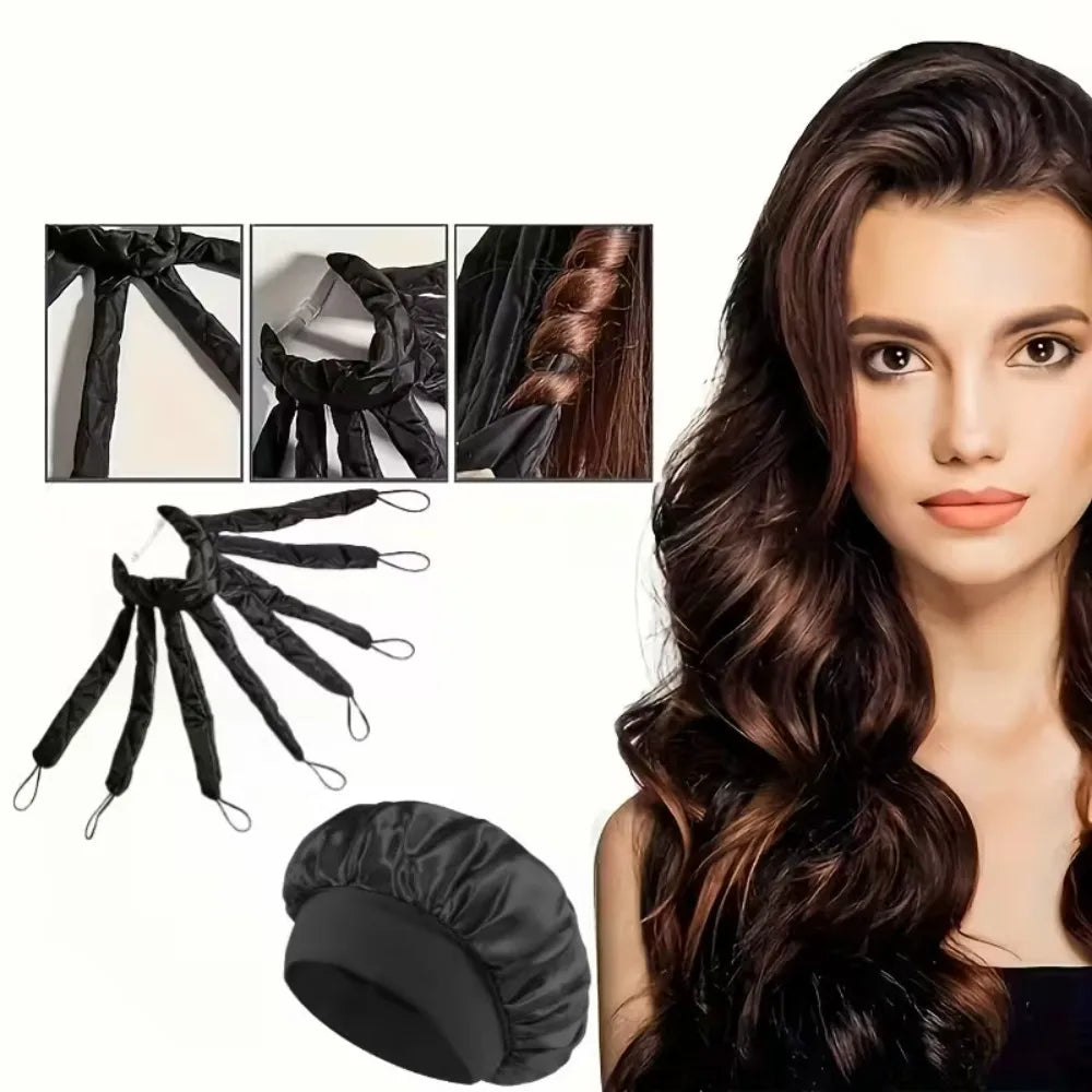 2Pcs Heatless Curling Iron Headbands